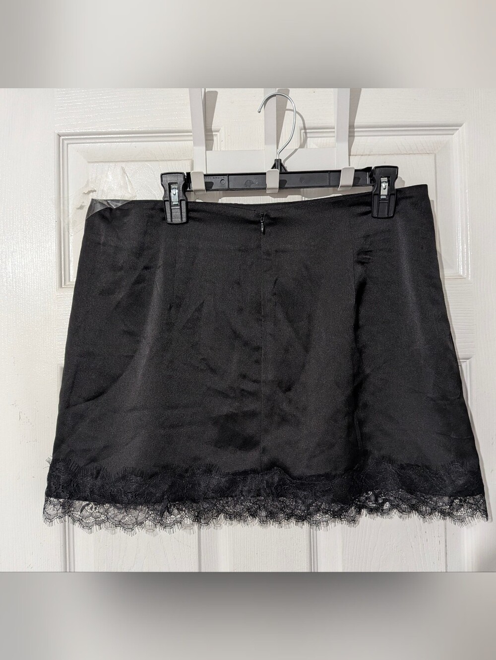Commense Lace Trim Slit Mini Skirt - Picture 11 of 15
